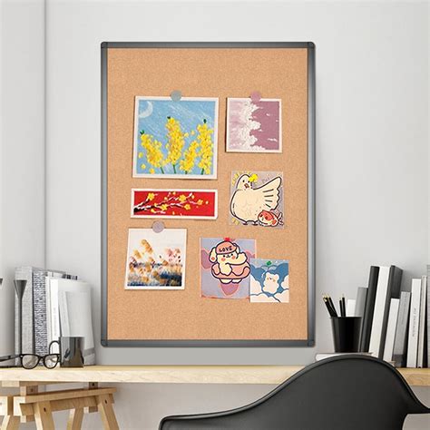 Snapklik.com : VIZ-PRO Cork Notice Board, 36 X 24 Inches, Cork Bulletin ...