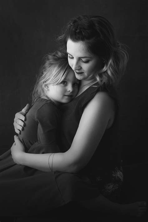 Mother daughter, black and white, portrait | Mother daughter ...