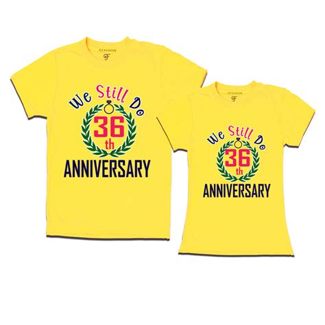 We still do 36th anniversary couple t shirts @ gfashion india – GFASHION