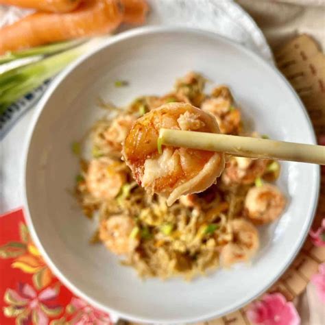 Shrimp Mei Fun (Fried Rice Noodles) - Cup of Yum