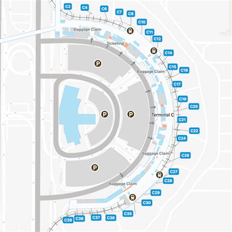 Dallas Fort Worth Airport Terminal C Map & Guide