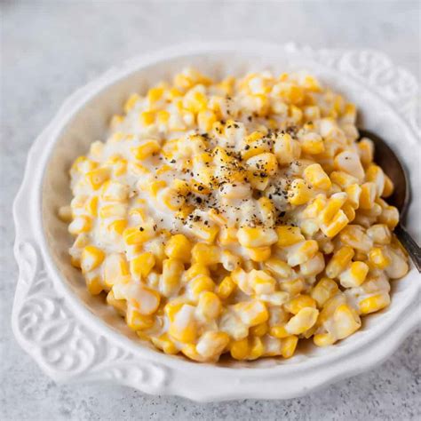 Homemade Creamed Corn - Delicious Little Bites