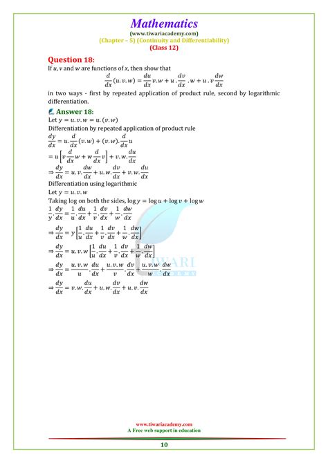 Rezultat imagine pentru Class 12th Maths Exercise 5.5