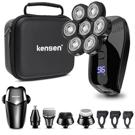 Buy Head Shaver for Bald Men KENSEN Electric Shavers Men 5 in 1 ...