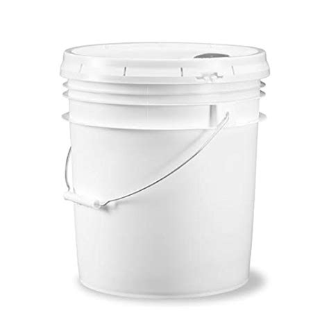 Ropak USA Food Grade Plastic 5 Gallon (5 Gal. w/Pour Spout Lid - 1pk ...