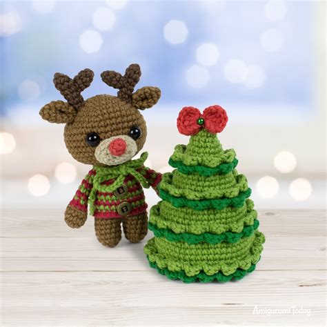 crochet christmas tree decorations free patterns uk