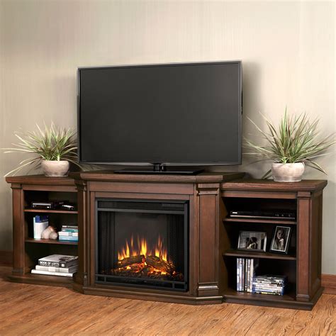 Real Flame Valmont TV Stand with Electric Fireplace & Reviews | Wayfair