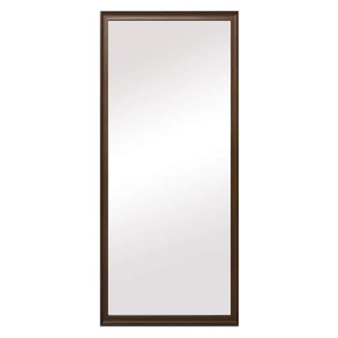 Vashly Walnut Floor Mirror - Mirrors Direct