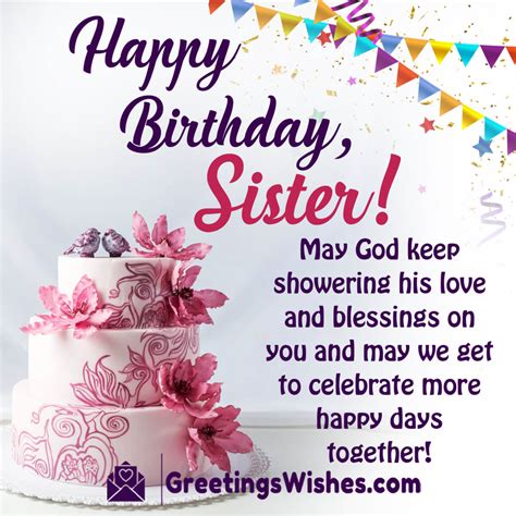 Sweet and Loving Birthday Wishes for Sister - Greetings Wishes