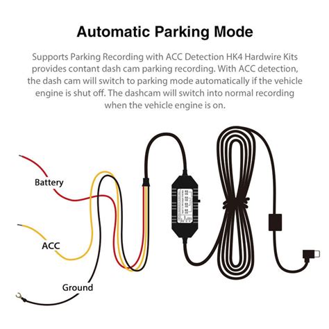 VIOFO Type-C HK4 Hardwire Kit with 8pcs Full Set Fuse for A329/A229/A1 ...