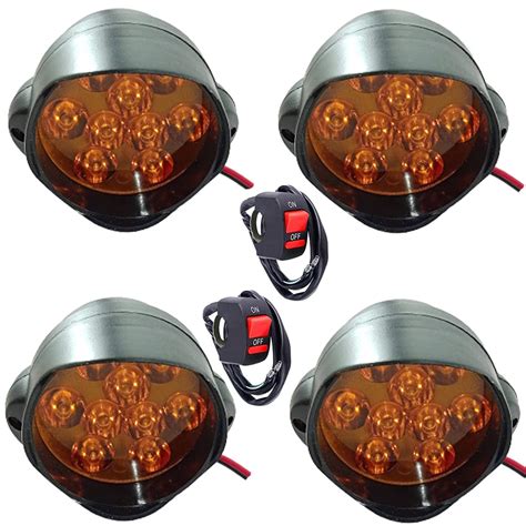 ESHOPGLEE 2024 Universal Bike HIGH Power Yellow Heavy Duty 9 LED Fog ...