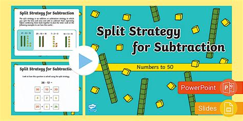 Image result for Split Strategy Subtraction Examples