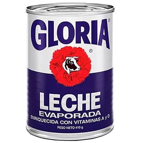 Leche evaporada Gloria 410 g