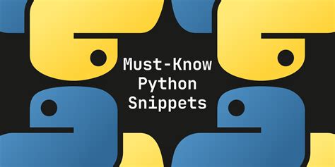 Image result for Python Snippets