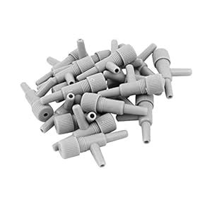 AKOAK 20 Pack Standard 4mm Inner Diameter Aquarium Air Line Tubing Fish ...