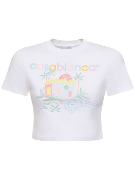 Maison memphis printed baby t-shirt - Casablanca - Women | Luisaviaroma