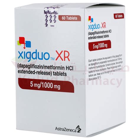 Xigduo Xr Tablet 5/1000 Mg 60 PC | Kulud Pharmacy