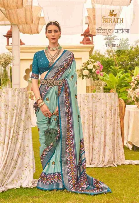 VIVAAH PATOLA BY TRIRATH 10142 TO 10153 SERIES INDIAN TRADITIONAL WEAR ...