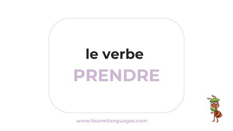 Mastering the French Verb Prendre
