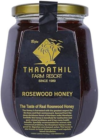Biju Thadathil Farm Rosewood Naturals Honey 1kg | 100% Pure Wild ...