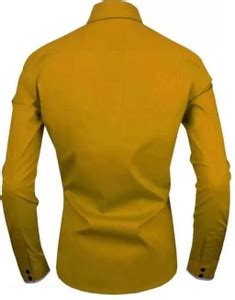 ROOP MISHREE Men Solid Casual Yellow Shirt - Buy ROOP MISHREE Men Solid ...