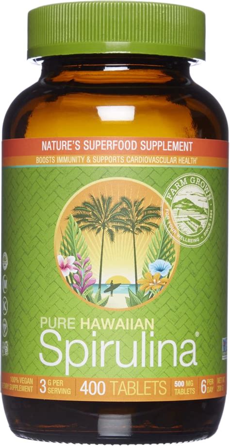 Buy Nutrex Hawaii, Pure Hawaiian Spirulina 500 mg, Vegan, Supports ...