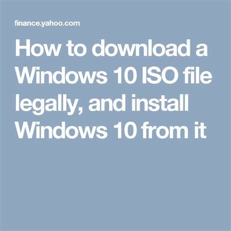 Image result for How to Install Windows 10 Using ISO File