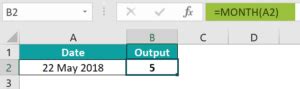 Image result for Excel Month Function