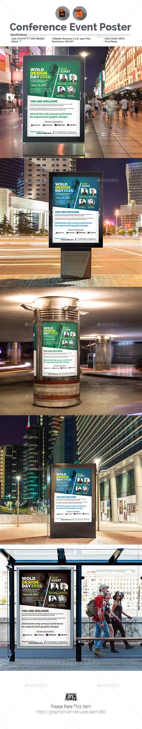 Conference Event Poster 的图像结果