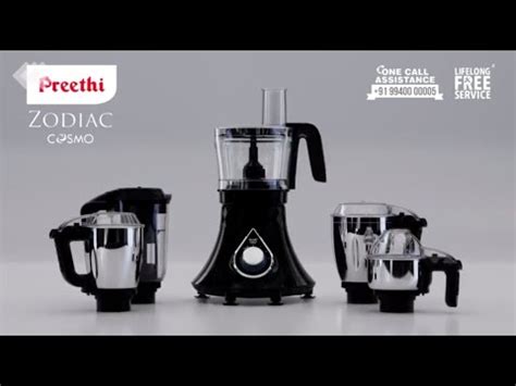 Preethi Zodiac Cosmo 750 W Juicer Mixer Grinder Price in India - Buy ...