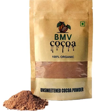 BMV Organic Natural Unsweetened Cocoa Powder -750g : Amazon.in: Grocery ...