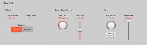Select and edit Delay Designer taps in Logic Pro for iPad - Apple ...