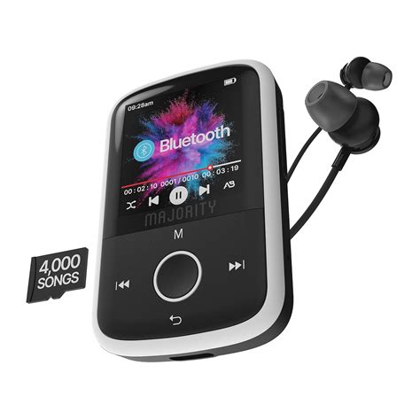 Bluetooth MP3 Player With Headphones, Sport Clip and Up To 128GB ...