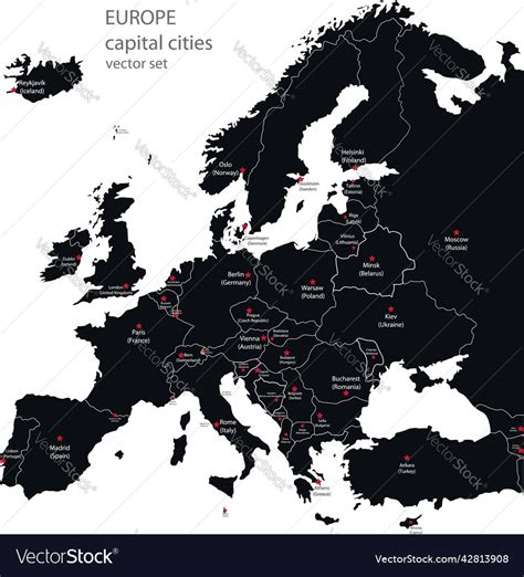 Europe On Map 的图像结果