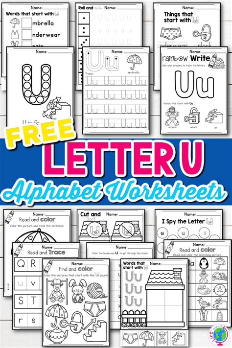 Printable Blue Alphabet U Letters 的图像结果