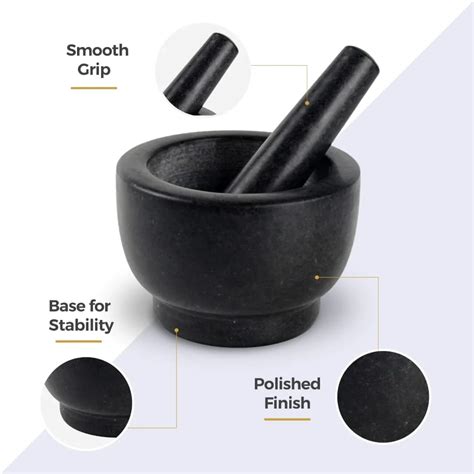 Granite Mortar & Pestle - Fireworks