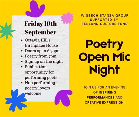 Open Mic Night, Wisbech Castle, PE13 1ES Wisbech, United Kingdom, 19 ...