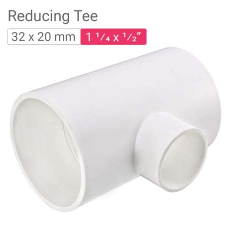 Star UPVC Reducing Tee 32x15mm 1.25x.50inch | mykit | Buy online | Buy ...