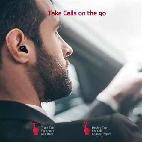 (Open Box) MarQ By Flipkart True Wireless Bluetooth Headset, Black ...