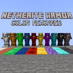 Netherite Armor Color Reworked - Minecraft Mods - CurseForge