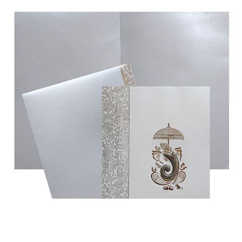 Grey Texture Sheet Wedding Invitation Card – King of Cards