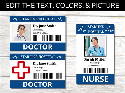 Printable Doctor Badge Template - Free Printable