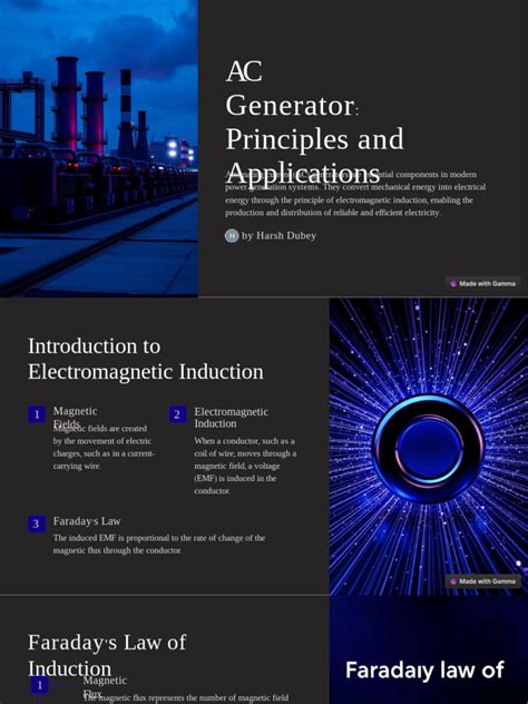 AC Generator Principles and Applications | PDF