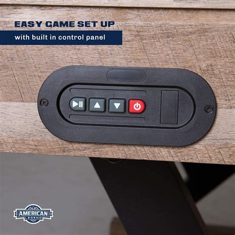 Buy American Legend Kirkwood 84” Air Powered Hockey Table with Rustic ...