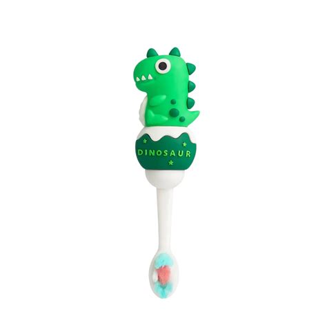 Toddler Toothbrush - Green Dino – Nestlooms