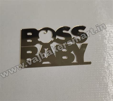 Boss Baby Cutout - Cut-Outs - Acrylic Cutouts | VAJ Bakers Mart