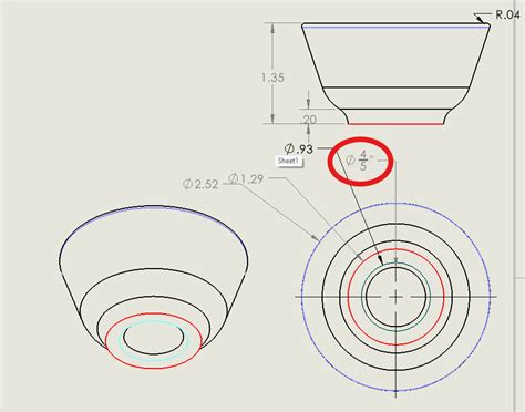 Image result for SolidWorks Drawing Dimensions Gray