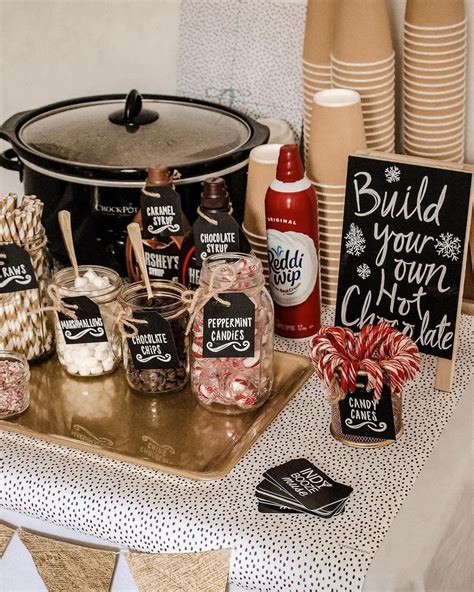 How to Set Up a Hot Chocolate Bar for Your Holiday Party | Christmas ...