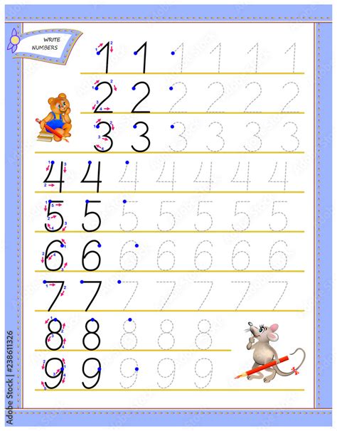 Teaching Writing Numbers Numbers 的图像结果