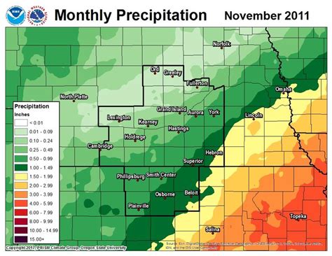 2011 Monthly Precipitation Maps